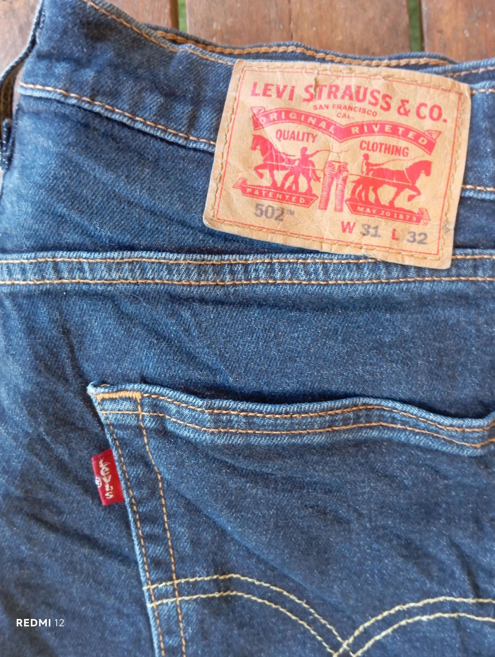Levi's 502 Original Jeans - Size W31 L32 - Dark Blue – photo 6